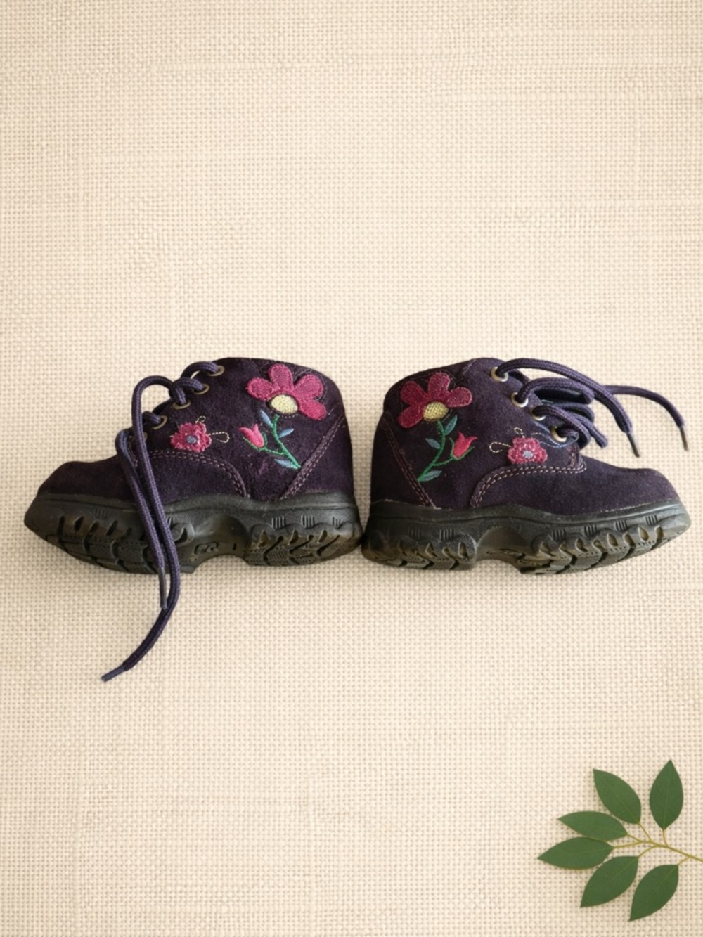 Stride Rite Floral Light‑Up Boots - Size 6.5W